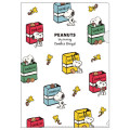 Japan Peanuts A4 Clear Holder - Snoopy & Woodstock : Yummy Cookie Days Ivory - 1