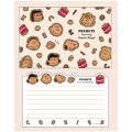Japan Peanuts Stationery Letter Set - Snoopy : Yummy Cookie Days Beige - 2