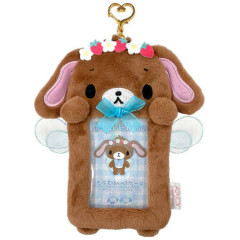 Japan Sanrio Fluffy Pass Case Card Holder - Sugarbunnies : Kurousa Strawberry Flower Fairy