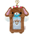 Japan Sanrio Fluffy Pass Case Card Holder - Sugarbunnies : Kurousa Strawberry Flower Fairy - 1