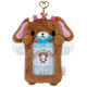 Japan Sanrio Fluffy Pass Case Card Holder - Sugarbunnies : Kurousa Strawberry Flower Fairy