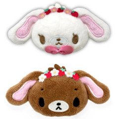 Japan Sanrio Plush Hair Clip - Sugarbunnies : Strawberry Flower Fairy