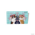 Japan Mofusand Lenticular Phone Sticker - Bride Cat Kiss Groom Rabbit - 3