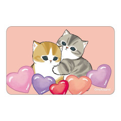 Japan Mofusand Lenticular Phone Sticker - Heart Cat Kiss