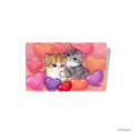 Japan Mofusand Lenticular Phone Sticker - Heart Cat Kiss - 3