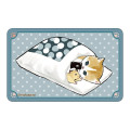 Japan Mofusand Lenticular Phone Sticker - Bedidng Cat with Hamster - 1