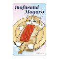 Japan Mofusand Lenticular Phone Sticker - Sushi Toro Cat - 1