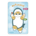 Japan Mofusand Lenticular Phone Sticker - Shark Cat Standing - 2