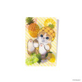 Japan Mofusand Lenticular Phone Sticker - Fruit Pineapple Cat - 3