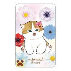 Japan Mofusand Lenticular Phone Sticker - Flower Cat