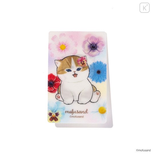 Japan Mofusand Lenticular Phone Sticker - Flower Cat - 3
