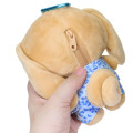 Japan Sanrio Mascot Holder Mini Plush Pouch - Cinnamoroll : Tan Sunburned Swimsuit Leopard - 2