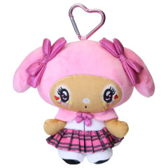 Japan Sanrio Mascot Holder Mini Plush Pouch - My Melody : Tokimeki Heisei Kogal Tan Sunburned