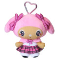 Japan Sanrio Mascot Holder Mini Plush Pouch - My Melody : Tokimeki Heisei Kogal Tan Sunburned - 1