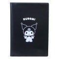 Japan Sanrio Passport Cover Card Holder - Kuromi : Monochrome - 1