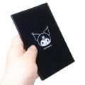 Japan Sanrio Passport Cover Card Holder - Kuromi : Monochrome - 2