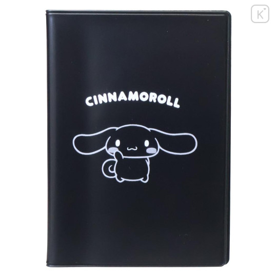 Japan Sanrio Passport Cover Card Holder - Cinnamoroll : Monochrome - 1