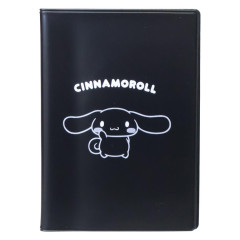 Japan Sanrio Passport Cover Card Holder - Cinnamoroll : Monochrome