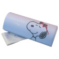 Japan Peanuts Glasses Case with Cloth - Snoopy : Joe Cool Summer Gradient Purple Blue Pink - 1