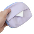 Japan Peanuts Mini Pouch & Tissue Case - Snoopy : Joe Cool Summer Gradient Purple Blue Pink - 2