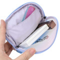 Japan Peanuts Mini Pouch & Tissue Case - Snoopy : Joe Cool Summer Gradient Purple Blue Pink - 3