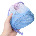 Japan Peanuts Drawstring Bag - Snoopy : Joe Cool Summer Gradient Purple Blue Pink Mesh - 2