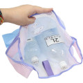 Japan Peanuts Eco Shopping Mesh Bag - Snoopy : Joe Cool Summer Gradient Purple Blue Pink - 3