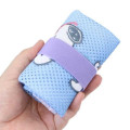 Japan Peanuts Eco Shopping Mesh Bag - Snoopy : Joe Cool Summer Gradient Purple Blue Pink - 5