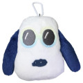 Japan Peanuts Face Pass Case Coin Case with Reel - Snoopy : Joe Cool Summer Gradient Green Blue Yellow - 1