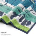Japan Peanuts Mini Towel Handkerchief - Snoopy : Road Trip Blue - 2