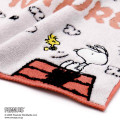 Japan Peanuts Mini Towel Handkerchief - Snoopy : Loves Nature Cloud Red - 2