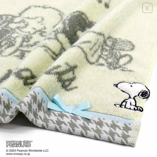 Japan Peanuts Mini Towel Handkerchief - Snoopy : Relax - 2