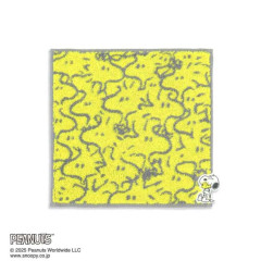 Japan Peanuts Mini Towel Handkerchief - Woodstock : Yellow