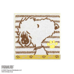 Japan Peanuts Mini Towel Handkerchief - Snoopy : Andy Striped