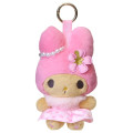 Japan Sanrio Mascot Holder Bag Charm - My Melody : Tan Sunburned Leopard - 1