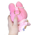 Japan Sanrio Mascot Holder Bag Charm - My Melody : Tan Sunburned Leopard - 2