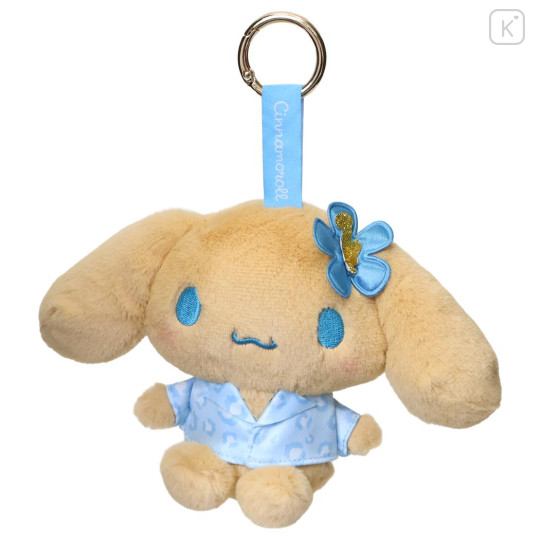 Japan Sanrio Mascot Holder Bag Charm - Cinnamoroll : Tan Sunburned Leopard - 1