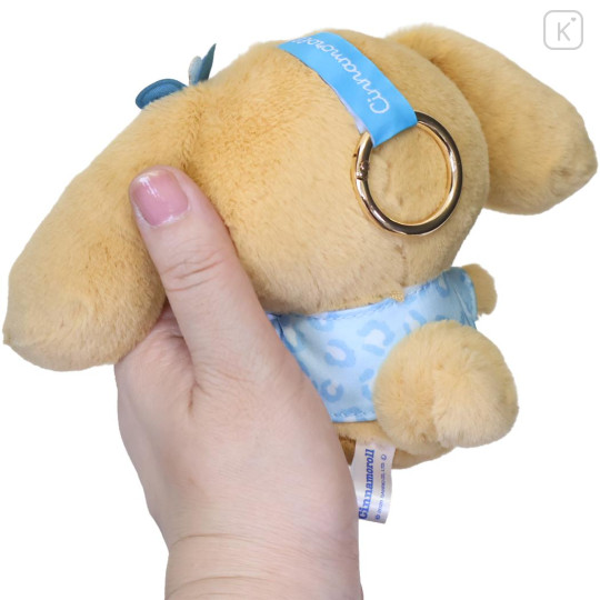 Japan Sanrio Mascot Holder Bag Charm - Cinnamoroll : Tan Sunburned Leopard - 2