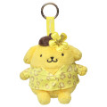 Japan Sanrio Mascot Holder Bag Charm - Pompompurin : Tan Sunburned Leopard - 1