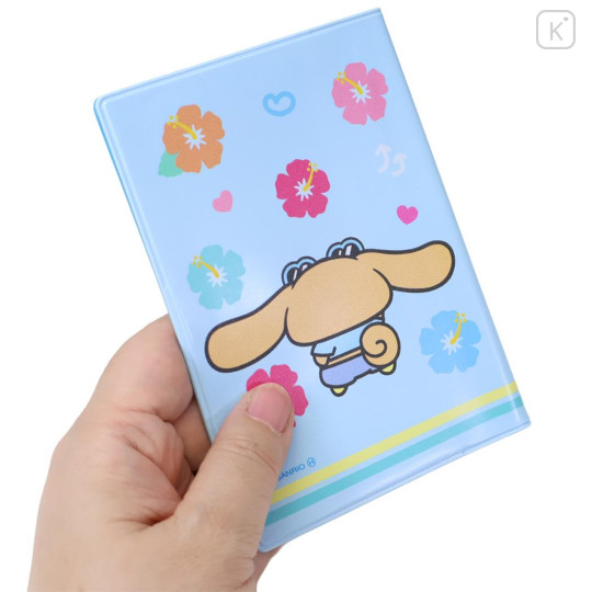 Japan Sanrio Passport Cover Card Holder - Cinnamoroll : Tan Sunburned Summer - 2