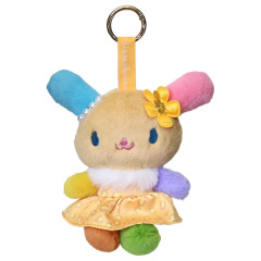 Japan Sanrio Mascot Holder Bag Charm - Usahana : Tan Sunburned Leopard