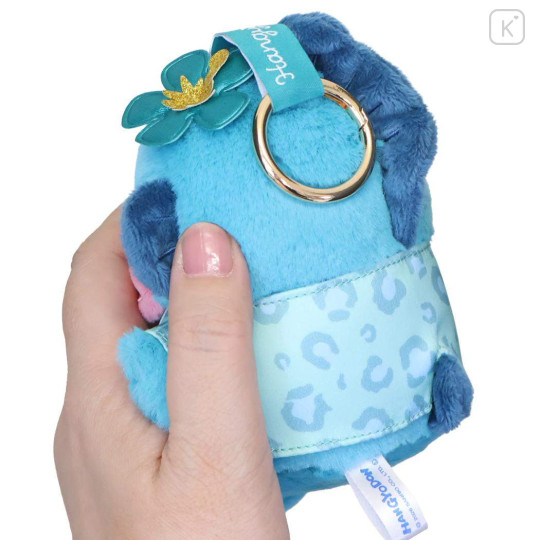 Japan Sanrio Mascot Holder Bag Charm - Hangyodon : Tan Sunburned Leopard - 2