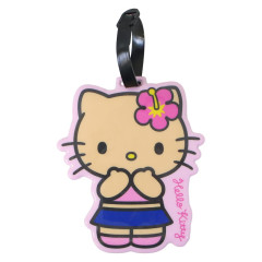 Japan Sanrio Luggage Tag - Hello Kitty : Tan Sunburned Summer