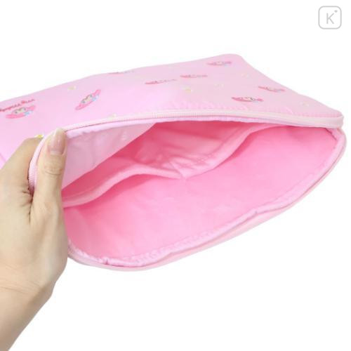 Japan Sanrio 11 inch Tablet Sleeve Bag - My Melody : Embroidery Face Pink - 3