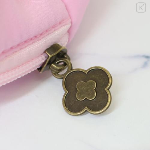 Japan Sanrio 11 inch Tablet Sleeve Bag - My Melody : Embroidery Face Pink - 5