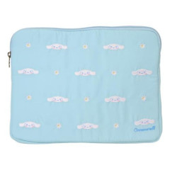 Japan Sanrio 11 inch Tablet Sleeve Bag - Cinnamoroll : Embroidery Face