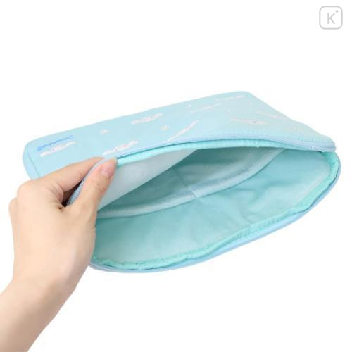 Japan Sanrio 11 inch Tablet Sleeve Bag - Cinnamoroll : Embroidery Face - 3