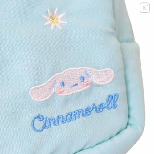 Japan Sanrio 11 inch Tablet Sleeve Bag - Cinnamoroll : Embroidery Face - 4