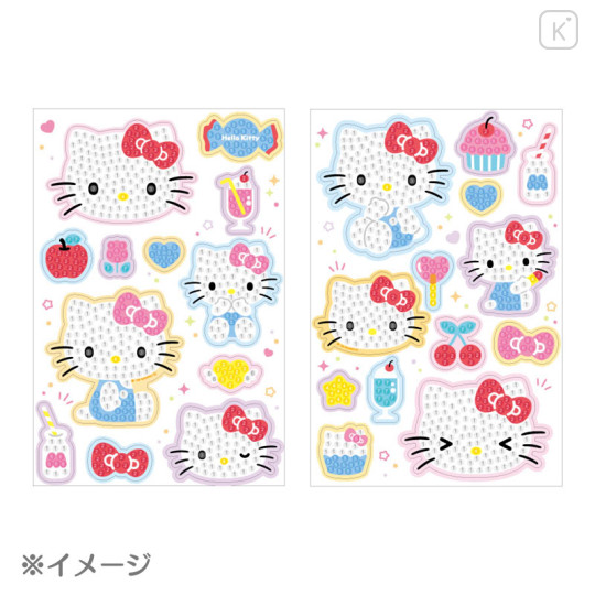 Japan Sanrio DIY Rhinestone Art Sticker Set - Hello Kitty - 1