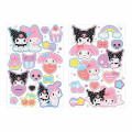 Japan Sanrio DIY Rhinestone Art Sticker Set - Kuromi & My Melody - 1